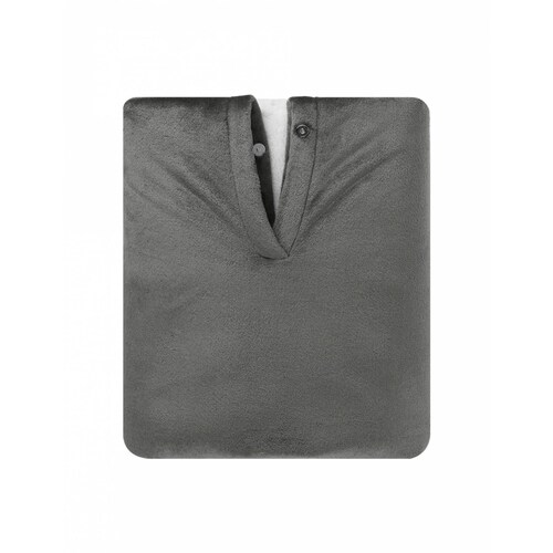 Cobija Cobertor Tipo Chal / Poncho Para Hombre - Gris Oxford ESQUIMAL