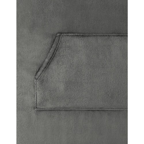 Cobija Cobertor Tipo Chal / Poncho Para Hombre - Gris Oxford ESQUIMAL