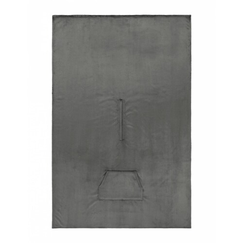 Cobija Cobertor Tipo Chal / Poncho Para Hombre - Gris Oxford ESQUIMAL