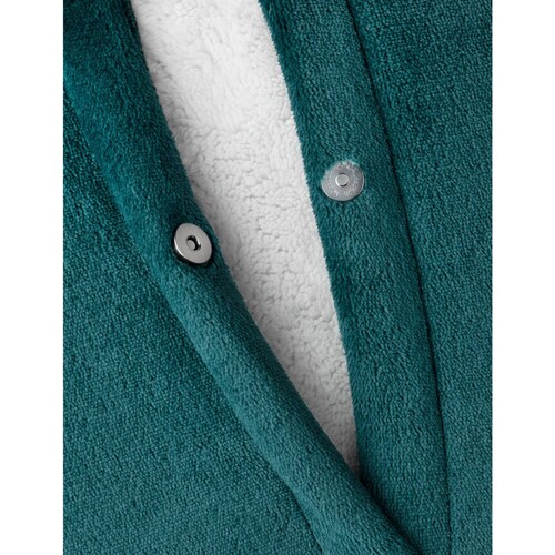 Cobija Cobertor Sudadera Tipo Chal Poncho Para Mujer de Color Verde Ultramar ESQUIMAL.