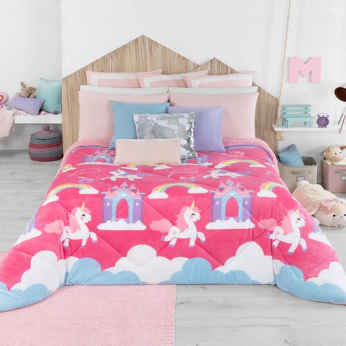 Cobertor Borrega Individual Infantil - Dulces sueños ESQUIMAL