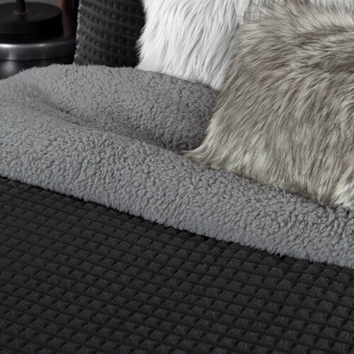 Cobertor Matrimonial Jumbo Edredón Invernal Luxus + Fundas Connor ESQUIMAL