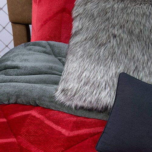 Cobertor King Size Mega Edredón Invernal Luxus + Fundas Paprika ESQUIMAL