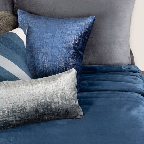 Cobertor King Size Liso Cobija Invernal Ligero Saturno (Azul) ESQUIMAL