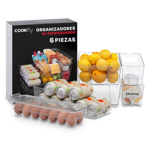 Contenedores Organizadores Para Refrigerador De 7 Pz COOKIFY.