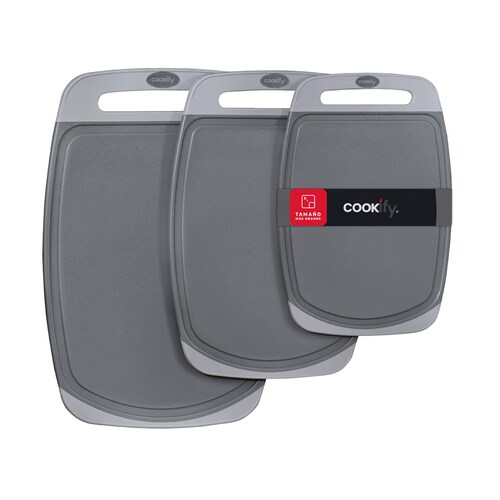 Set 3 Tablas de Cocina Para Picar Cortar Cookify.