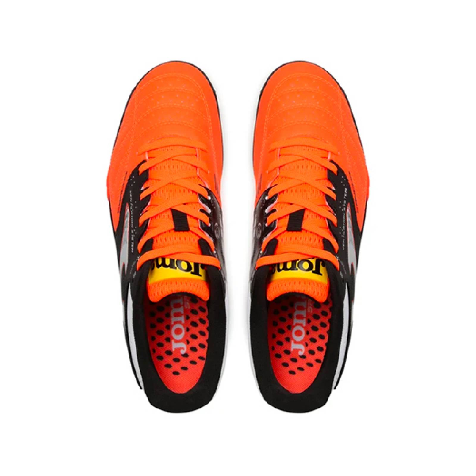 Tenis Futbol Rapido Joma Cancha 2308 Moqueta Turf Naranja Negro