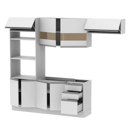 Mueble de Cocina Integral 270cm Marselha Madesa 01