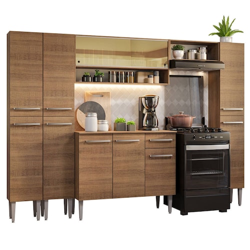 Mueble de Cocina Integral 261cm Emilly Madesa 04