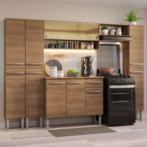 Mueble de Cocina Integral 261cm Emilly Madesa 04