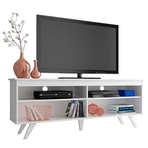 Mueble para TV hasta 65 Pulgadas Madesa Udine con Patas Negro