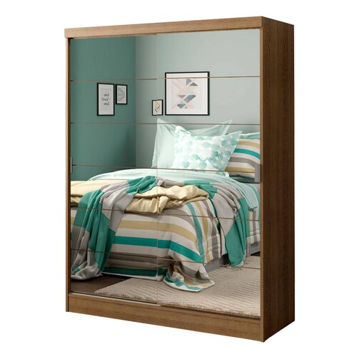 Closet Luke Madesa 2 Puertas Corredizas Con Espejos