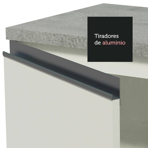 Cocina Integral Modular Madesa 270cm Glamy 13 BB.