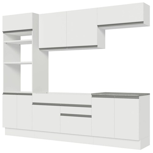 Cocina Integral Modular Madesa 270cm Glamy 13 BB.