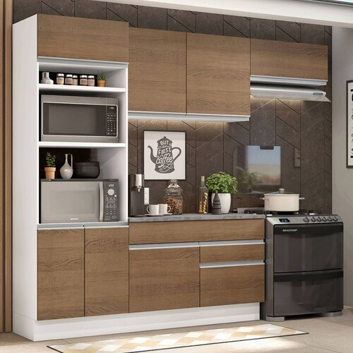 Cocina Integral Modular 270cm Madesa Glamy BM 14