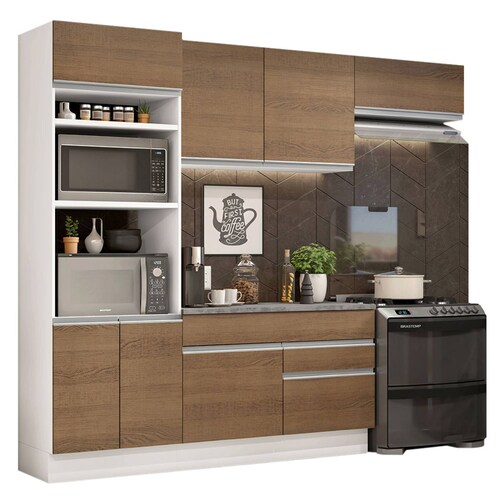 Cocina Integral Modular 270cm Madesa Glamy BM 14