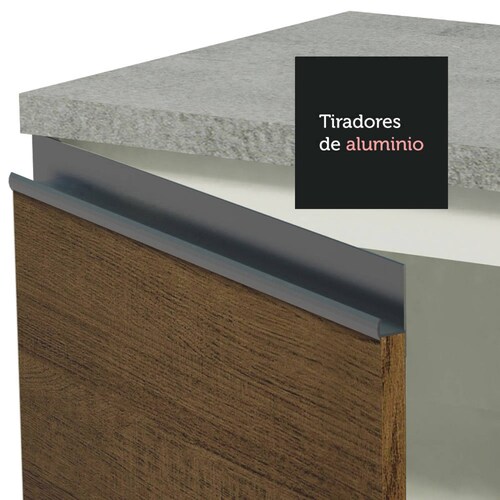 Cocina Integral Modular 270cm Madesa Glamy BM 14