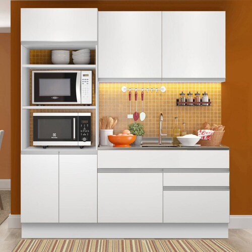 Mueble de Cocina Compacta Madesa Lívia Sin Encimera ni Tarja BB