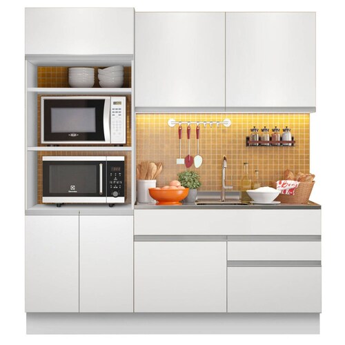 Mueble de Cocina Compacta Madesa Lívia Sin Encimera ni Tarja BB
