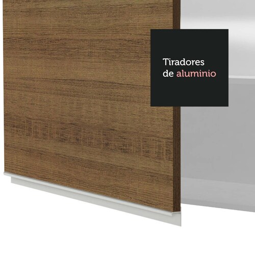 Mueble de Cocina para Horno y Microondas Madesa Glamy 70cm BB.