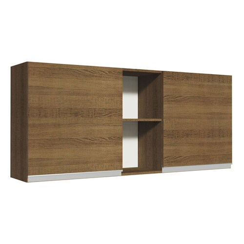 Alacena Madesa Glamy 150 cm 2 Puertas y 2 Nichos.