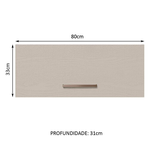 Alacena 80 cm 1 Puerta Basculante Agata Madesa.