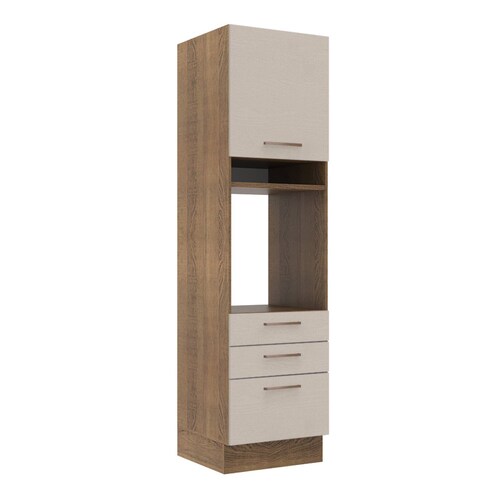 Mueble de Cocina Para Horno 60 cm 1 Puerta y 3 Cajones Agata Madesa.