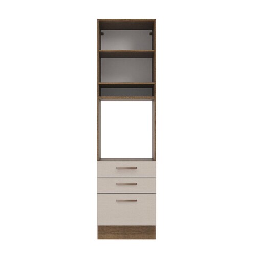 Mueble de Cocina Para Horno 60 cm 1 Puerta y 3 Cajones Agata Madesa.