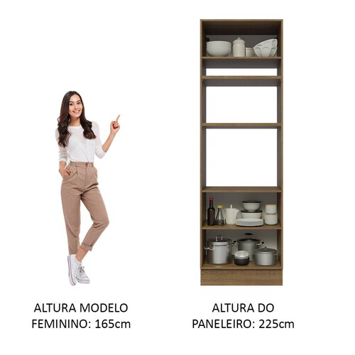 Mueble de Cocina Para Horno Madesa Glamy 70 cm 3 Puertas.