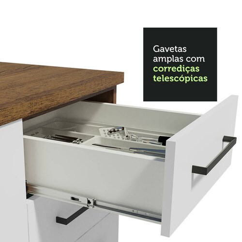 Cocina Integral Esquinera 399cm Agata Madesa 02.