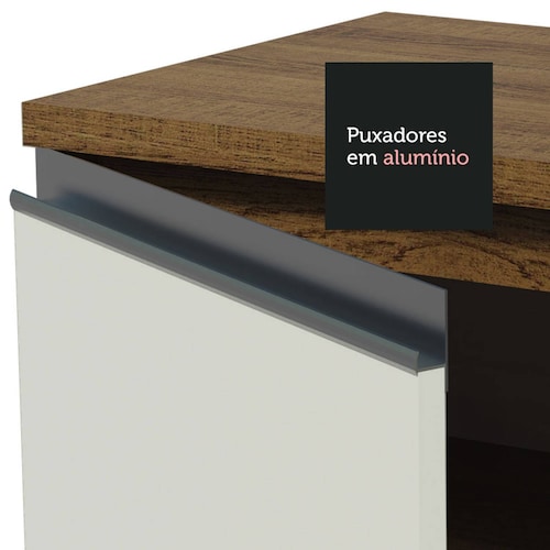 Cocina Integral Esquinera 349cm Glamy Madesa 03.