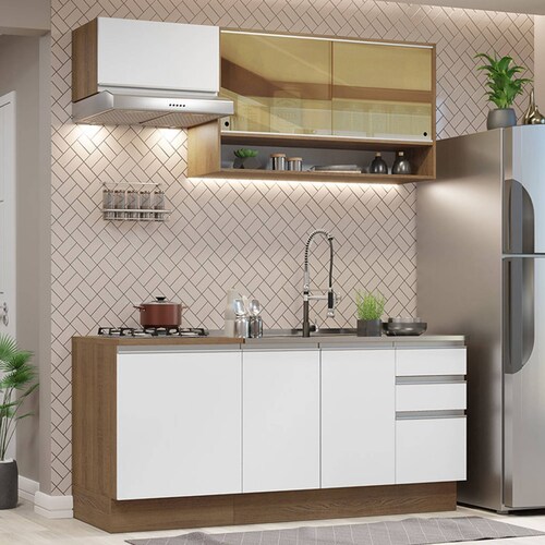 Cocina Integral 180cm Glamy Madesa 08.