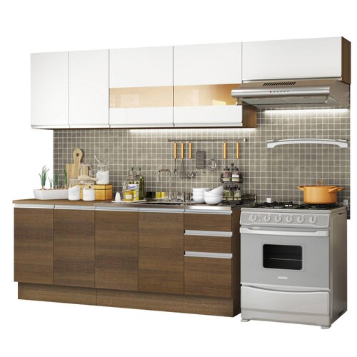 Cocina Integral 280cm Marcela Madesa 03.