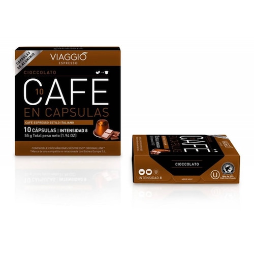 Viaggio Cioccolato, 10 Capsulas, 55g, Nespresso
