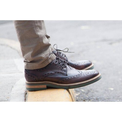 Zapatos Brogue Color Café 