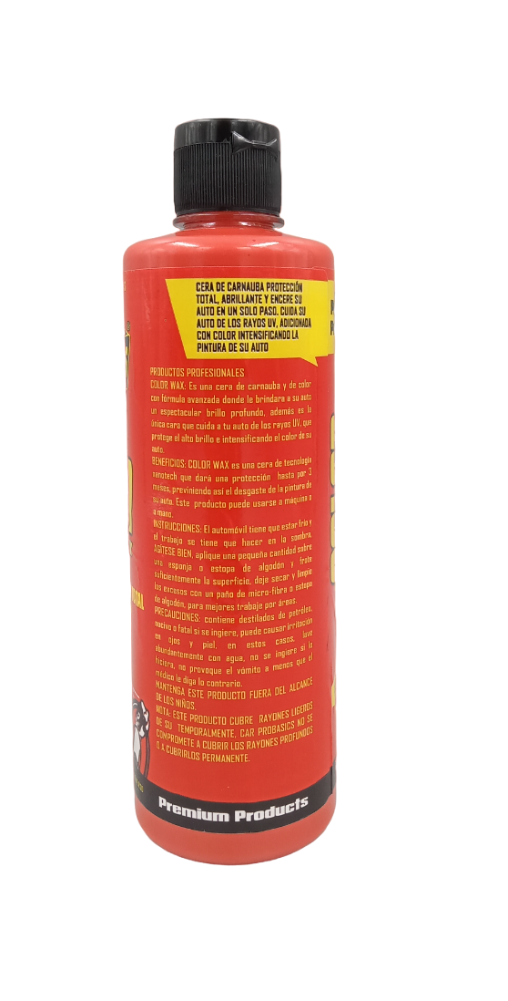 CERA COLOR ROJO DE CARNAUBA, PROBASICS COLOR WAX
