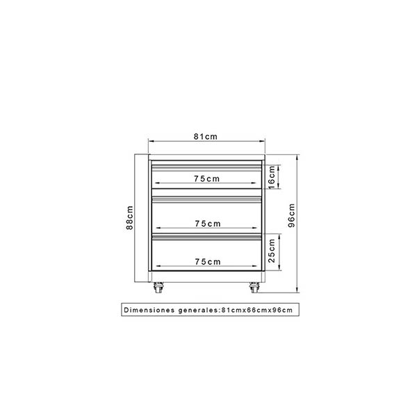 Gabinete Para Exterior e Interior De Acero Inoxidable  Thor Kitchen OK3D01S -W.