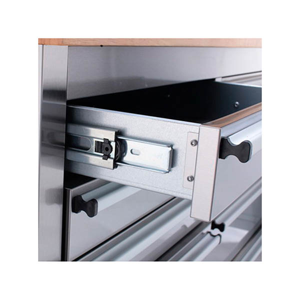 Isla de Cocina Profesional De Acero Inoxidable de 1.8 M y 15 Cajones Thor Kitchen HTC7215W1 -2.