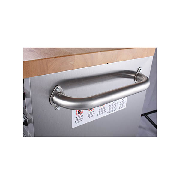 Isla de Cocina Profesional De Acero Inoxidable de 1.8 M y 15 Cajones Thor Kitchen HTC7215W1 -2.