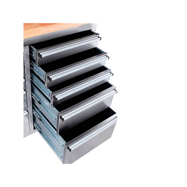Isla de Cocina Profesional De Acero Inoxidable de 1.8 M y 15 Cajones Thor Kitchen HTC7215W1 -2.