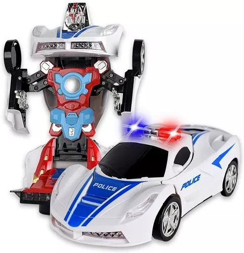Patrulla Policía De Pila Luz Y Sonido Super Police.