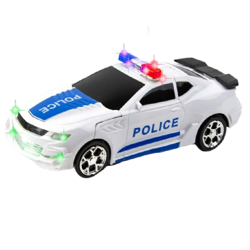 Patrulla Policía De Pila Luz Y Sonido Super Police.