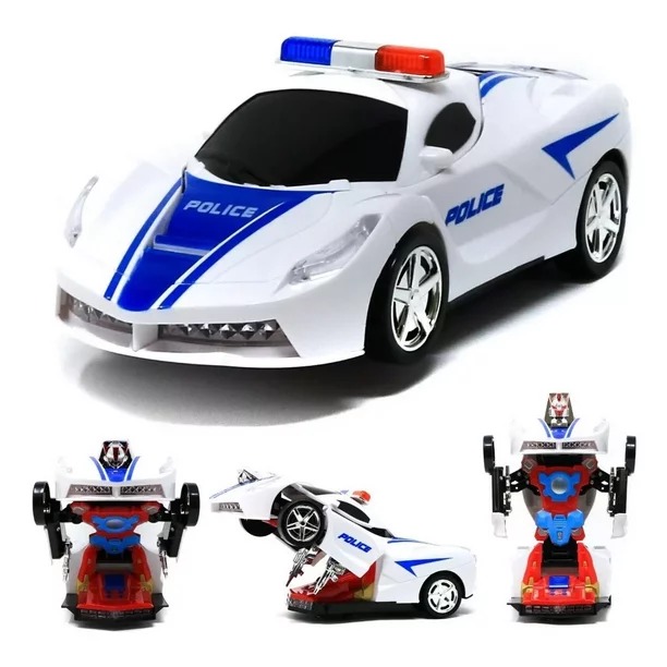 Patrulla Policía De Pila Luz Y Sonido Super Police.