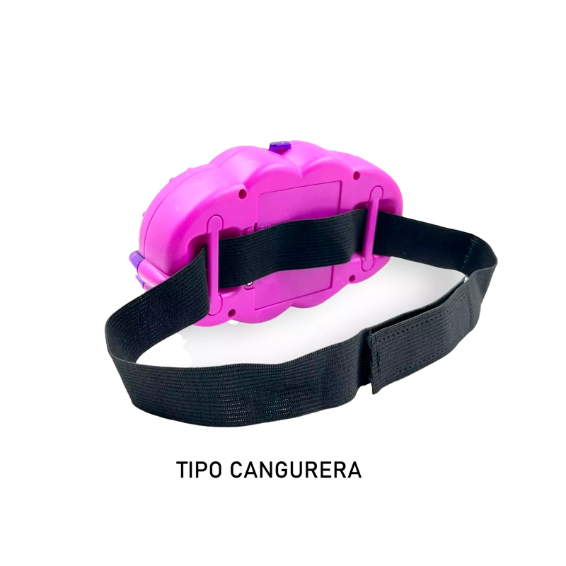 Juguete Portátil Karaoke Mp3 Para Cintura Musica Micrófono Para Niñ@S Rojo