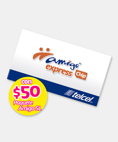 3 pz Chip Telcel 4g Express, Incluye 50 De Saldo (LADA QRO).