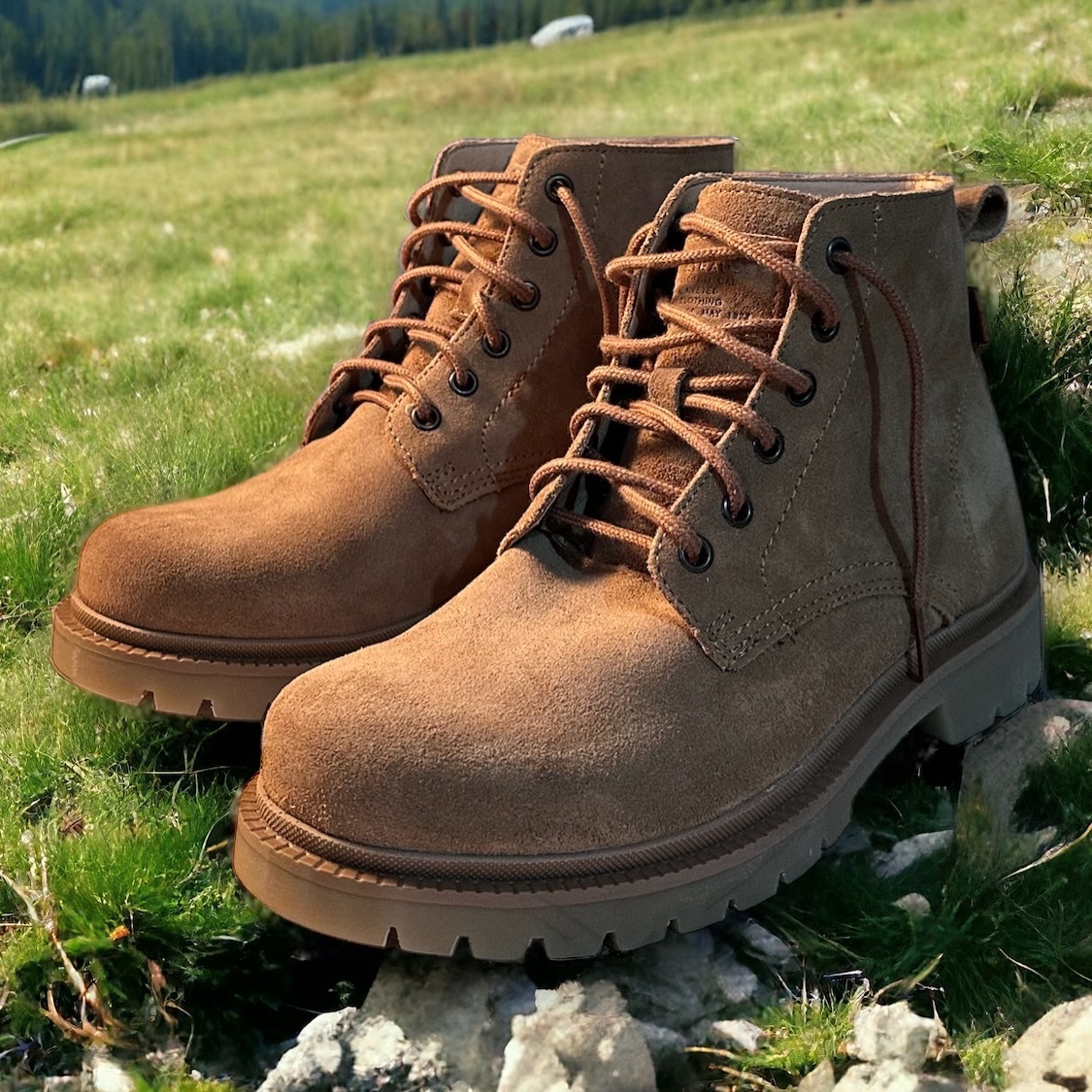 Botas confort de piel para mujer, casuales para exteriores.