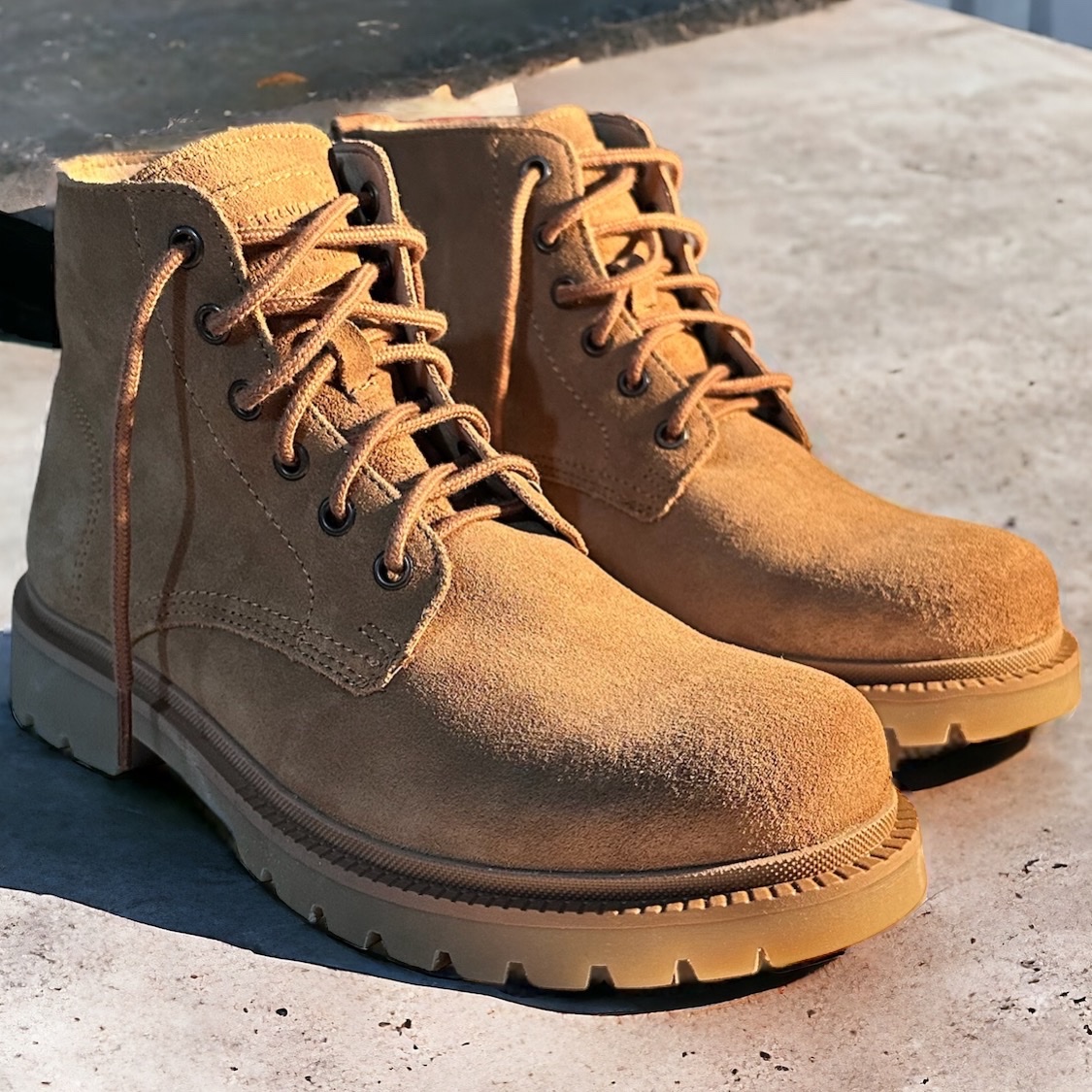Botas confort de piel para mujer, casuales para exteriores.