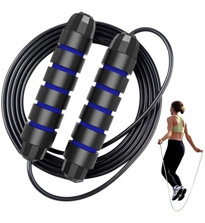 Pack 2 Cuerdas De Espuma Para Saltar Para Ejercicio Color Verde.