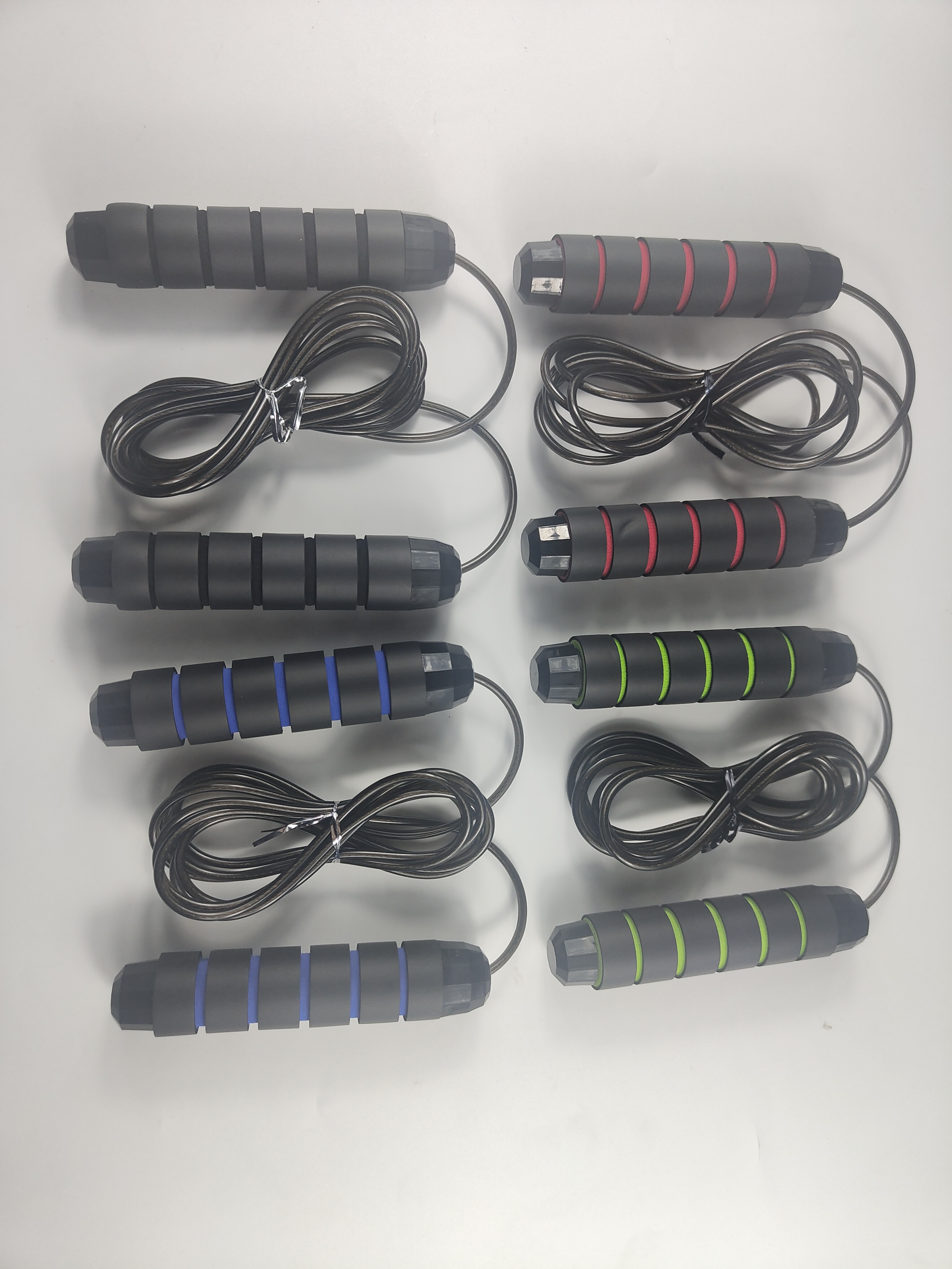 Pack 2 Cuerdas De Espuma Para Saltar Para Ejercicio Color Verde.