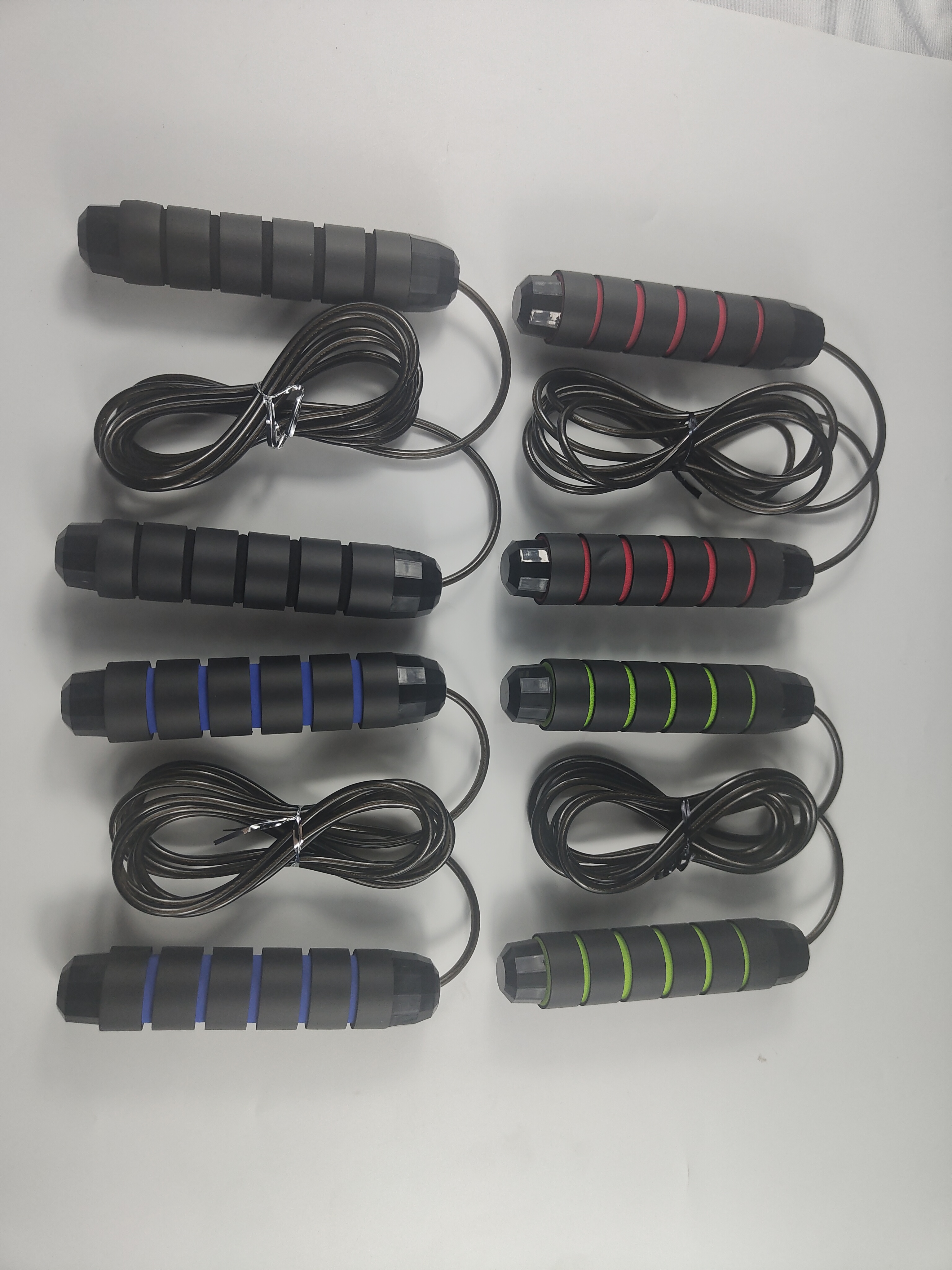 Pack 2 Cuerdas De Espuma Para Saltar Para Ejercicio Color Verde.